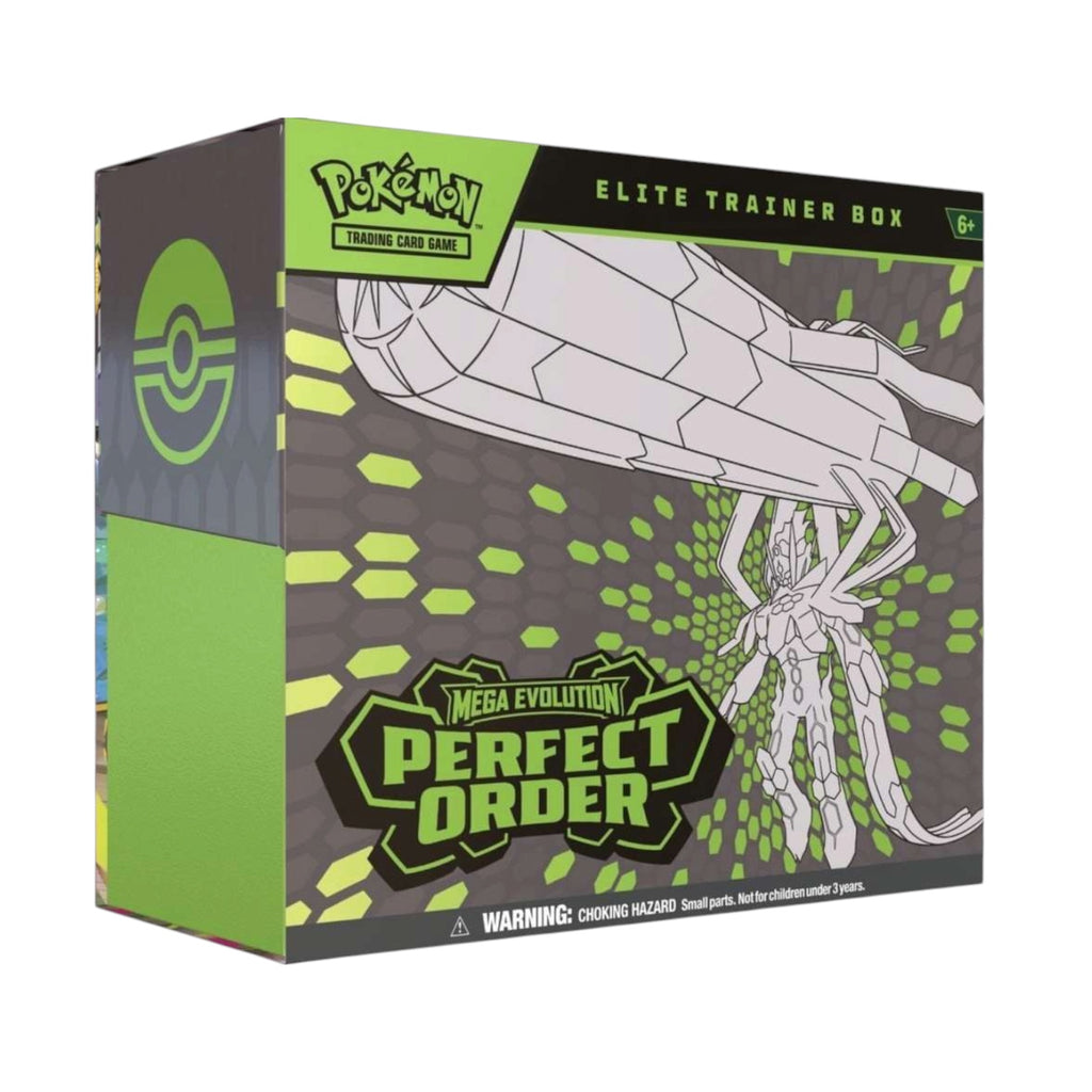 Pokémon TCG: Mega Evolution - ME3 Perfect Order Elite Trainer Box (ETB: 9 Booster Packs, 65 Card Sleeves & More) (3/27)