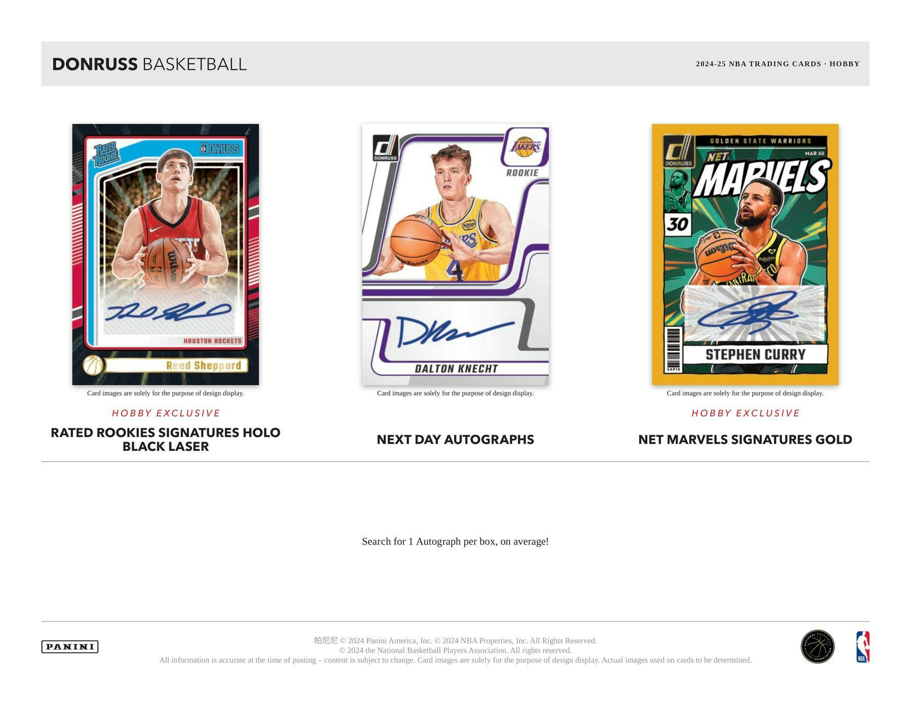2024-25 Panini Donruss Basketball Hobby Pack