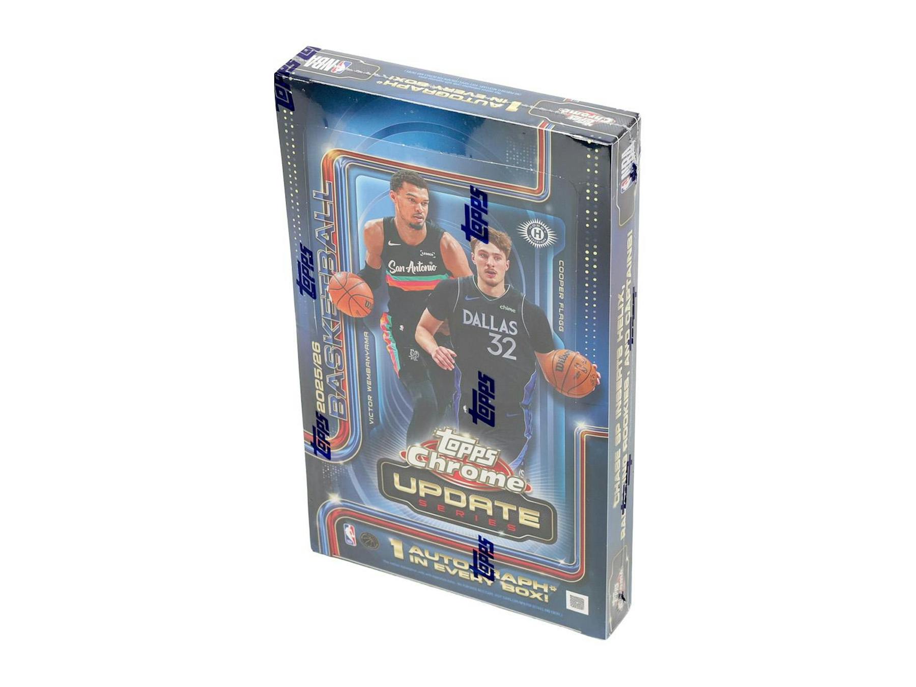 2025-26 Topps Chrome Update Series Basketball Hobby Box (Presell 8/6)