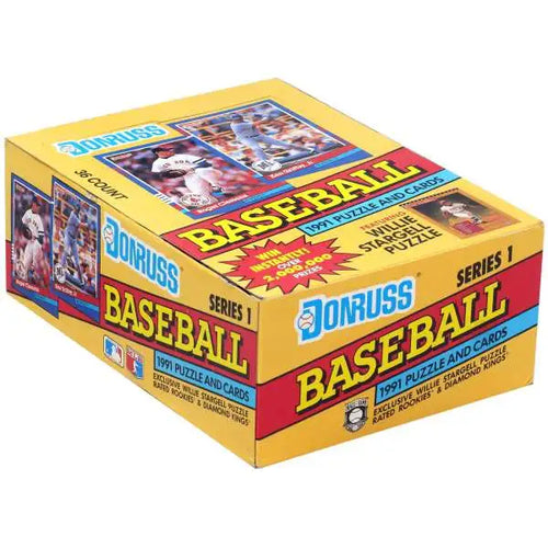 1991 Donruss Series 1 Baseball Wax Box