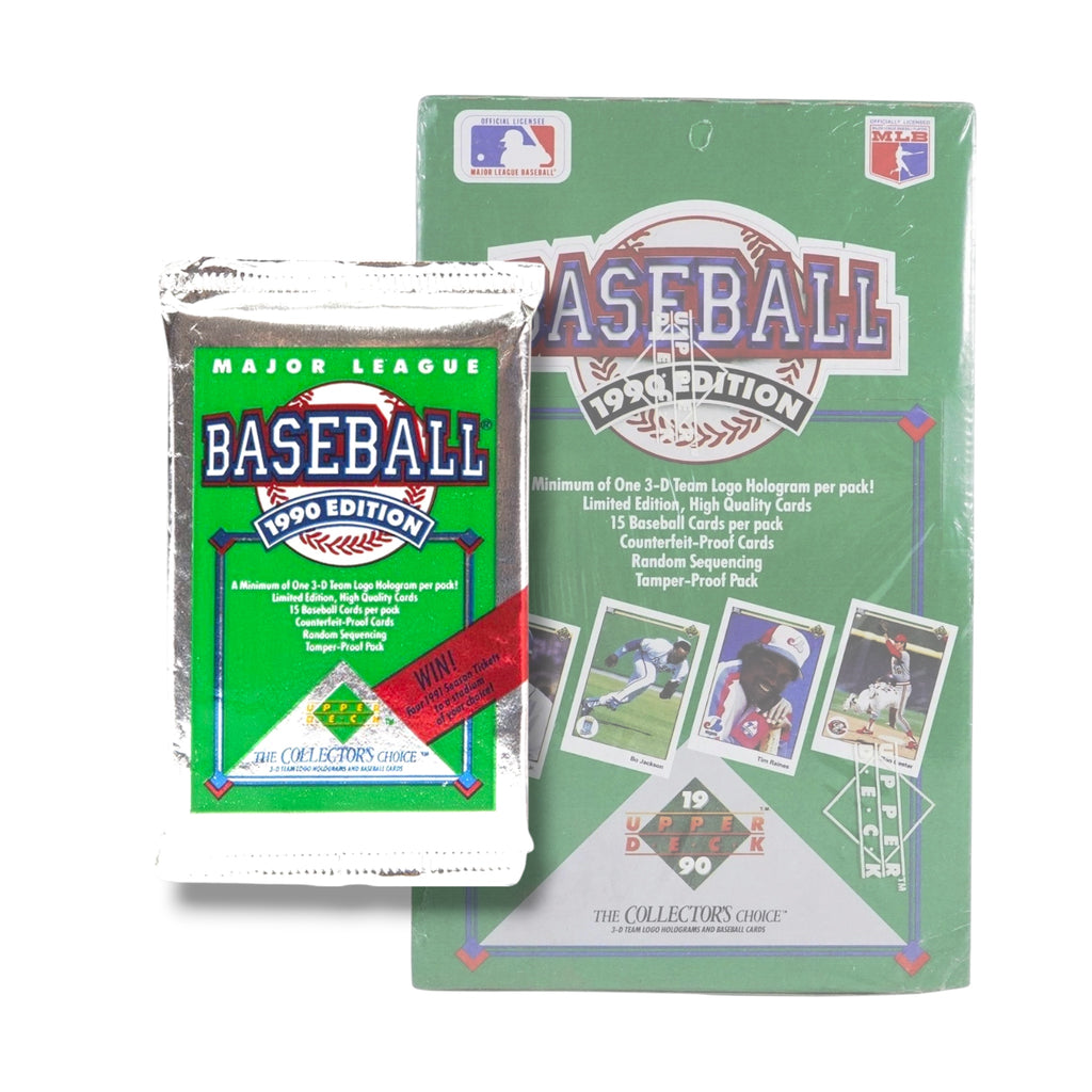 1990 Upper Deck Series 1 Baseball Wax Pack (Low #)