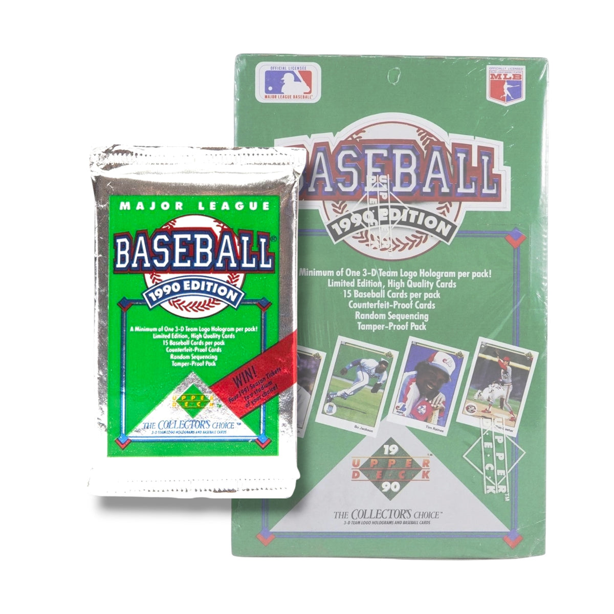 1990 Upper Deck Series 1 Baseball Wax Pack (Low #)