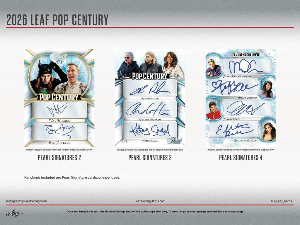 2026 Leaf Metal Pop Century Hobby Box (3/27)