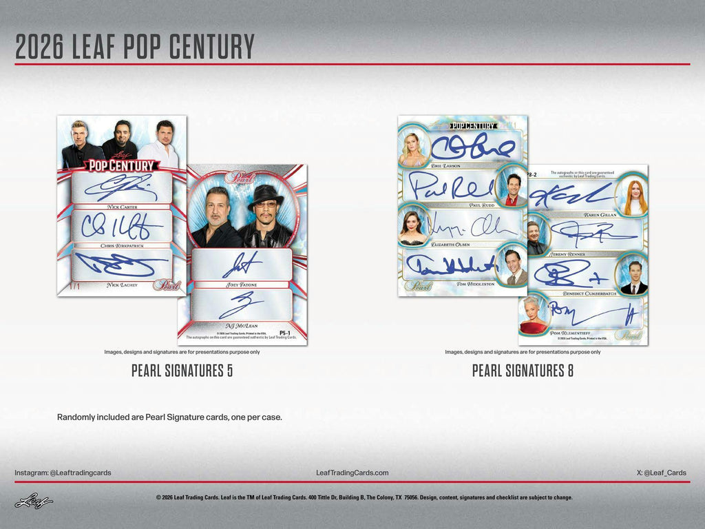 2026 Leaf Metal Pop Century Hobby Box (3/27)