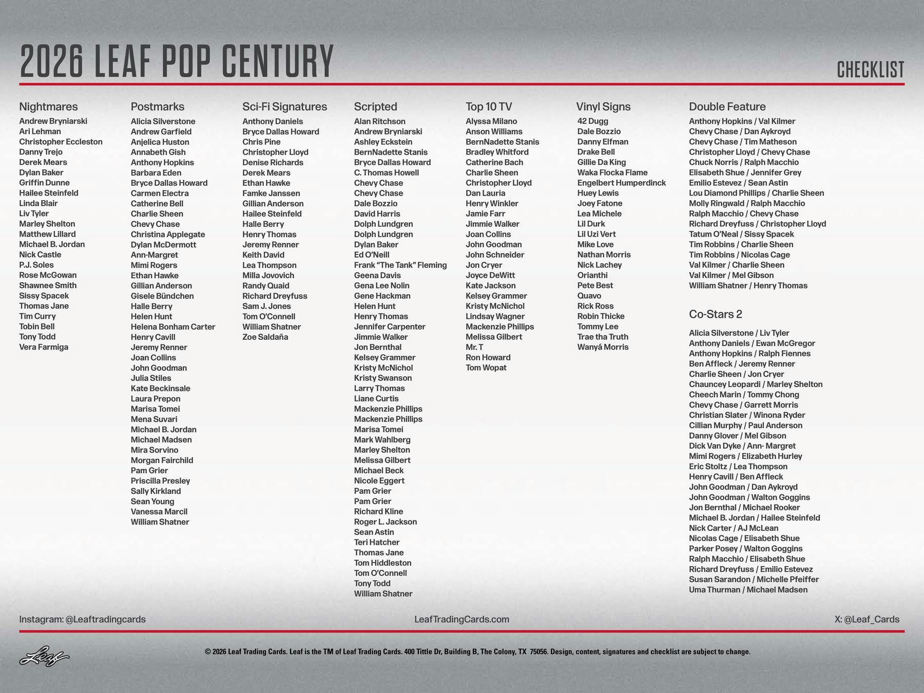 2026 Leaf Metal Pop Century Hobby Box (3/27)