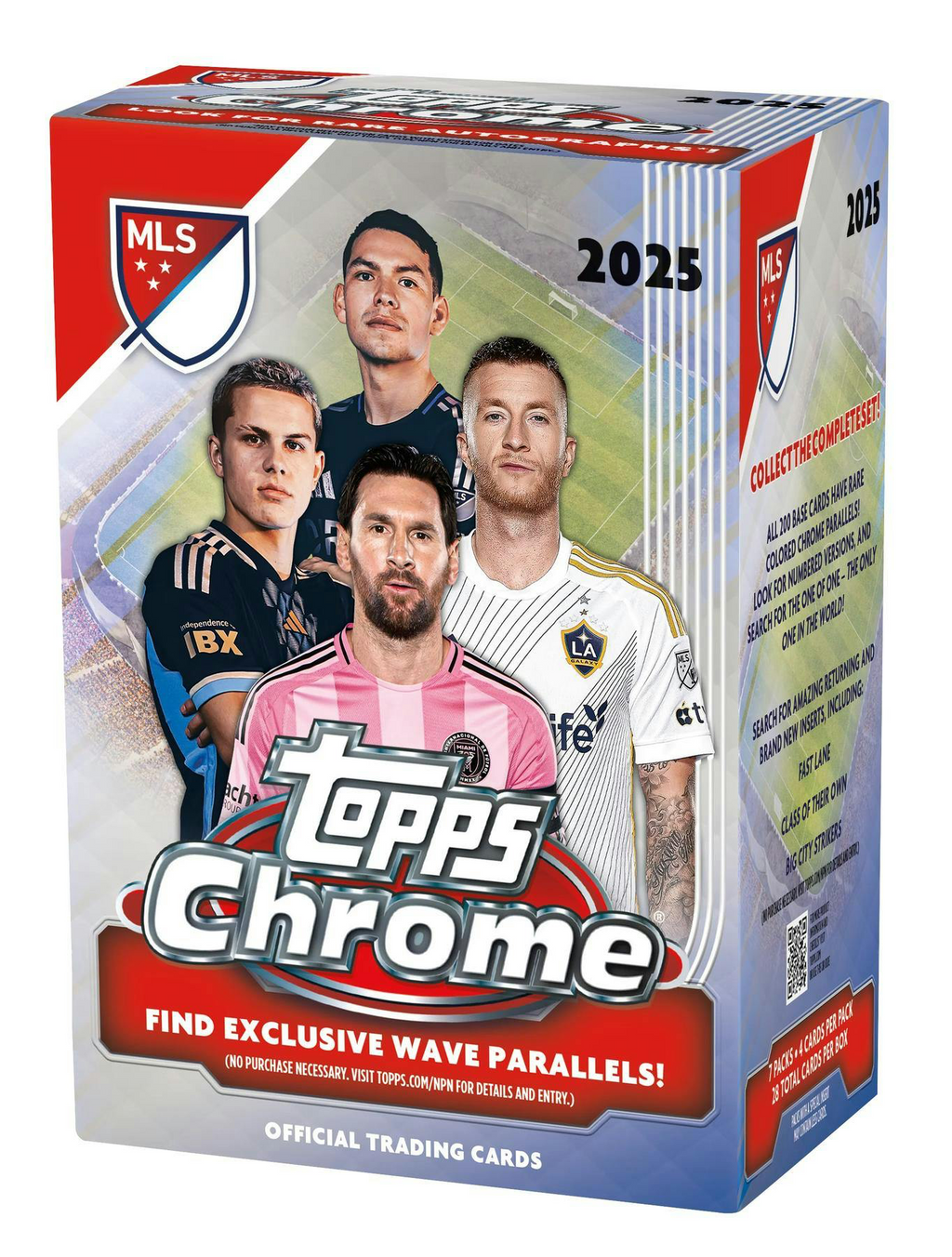 2025 Topps MLS Major League Soccer Chrome Blaster 40-Box Case (3/24)