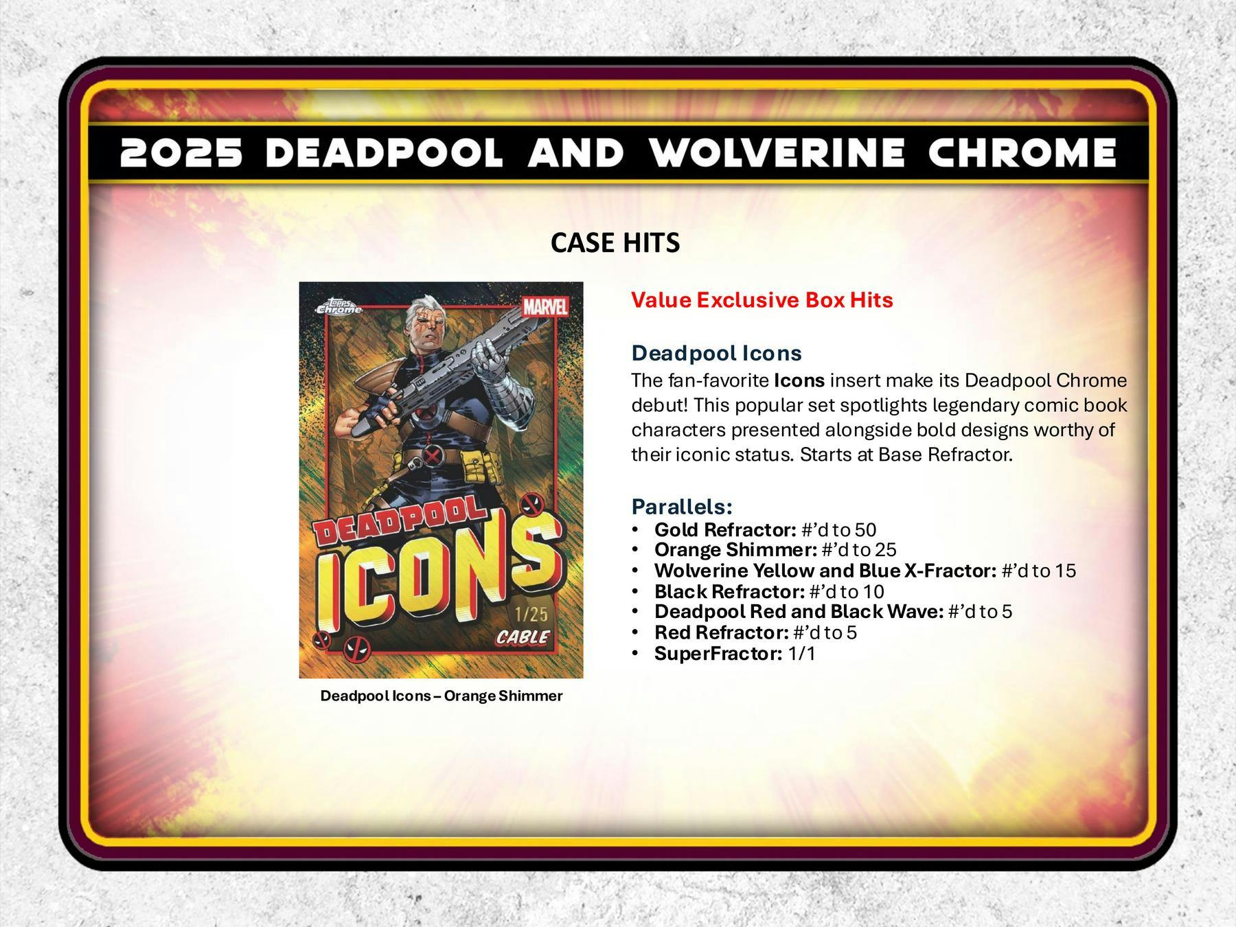 2025 Topps Deadpool Chrome Blaster Box (4/1)