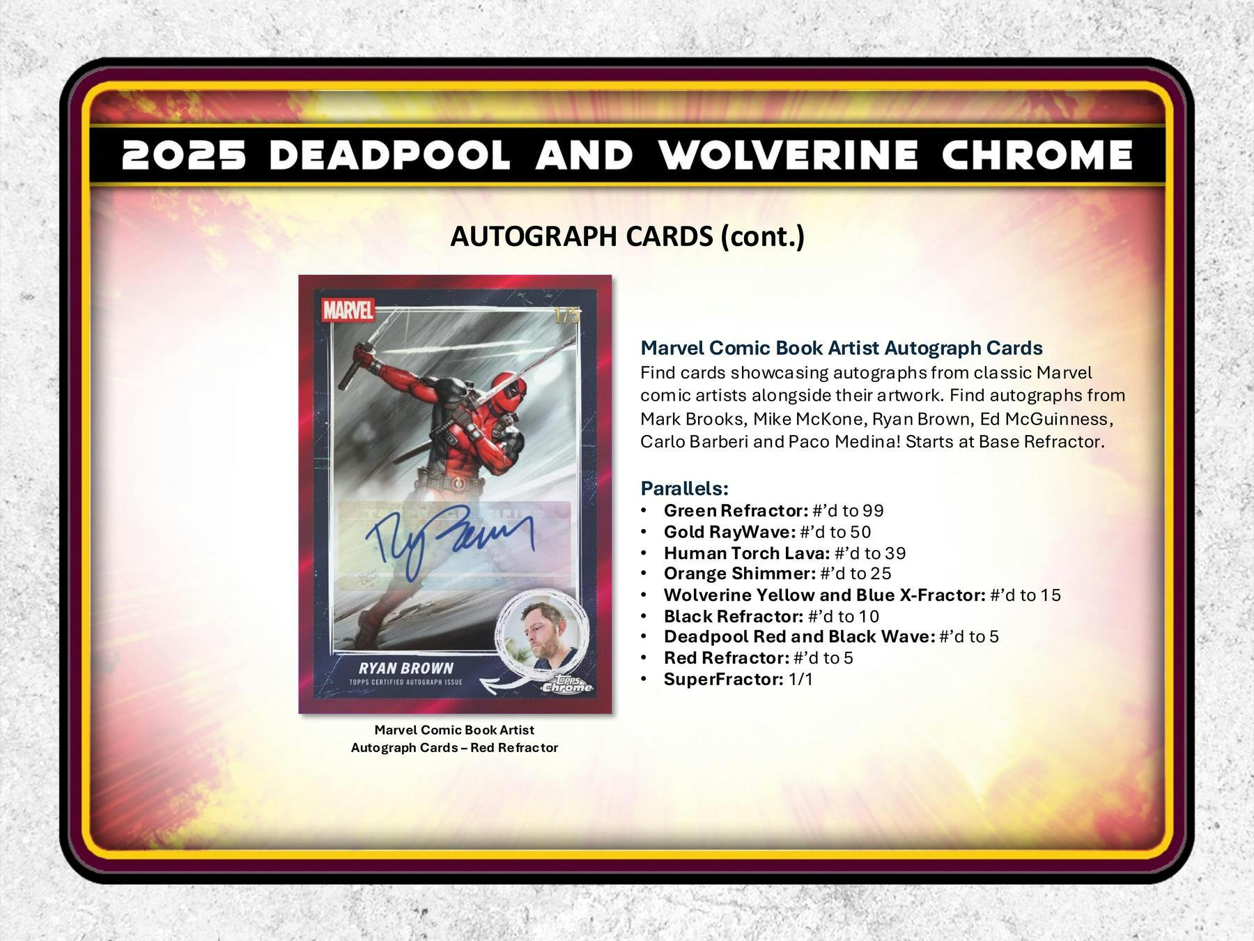 2025 Topps Deadpool Chrome Blaster Box (4/1)