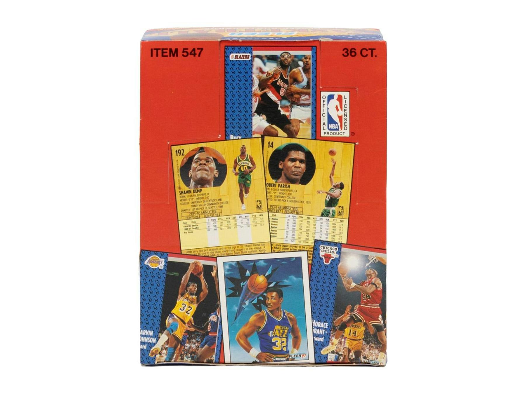 1991-92 Fleer Series 1 Basketball 36-Pack Wax Box