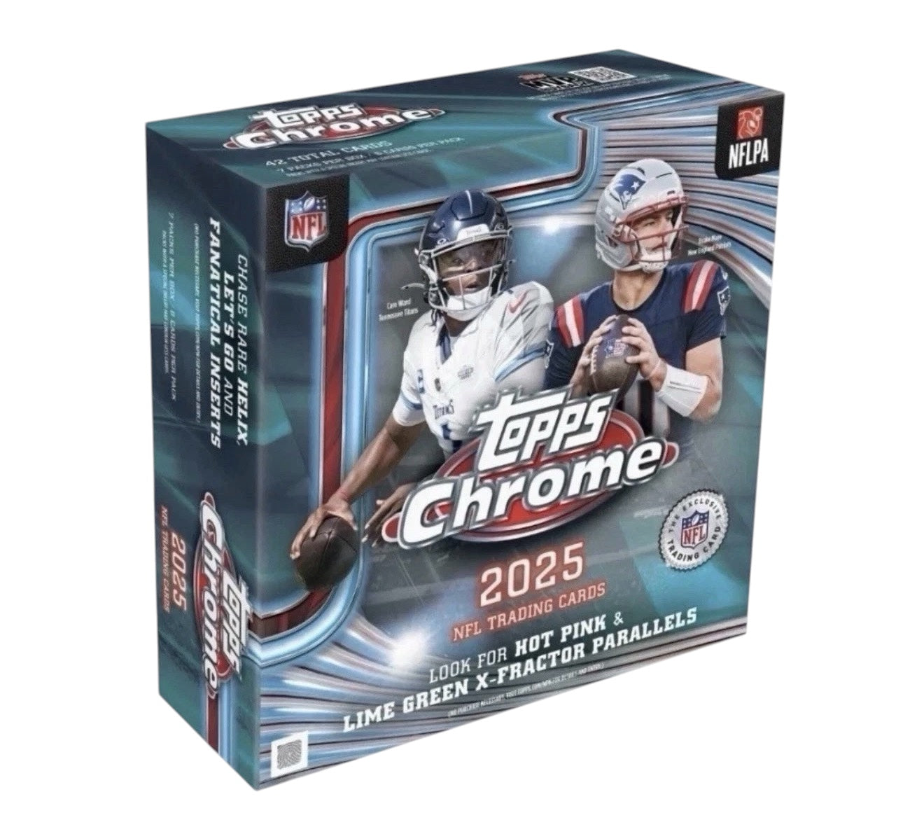 2025 Topps Chrome Football Mega Box (5/1) (Retail)