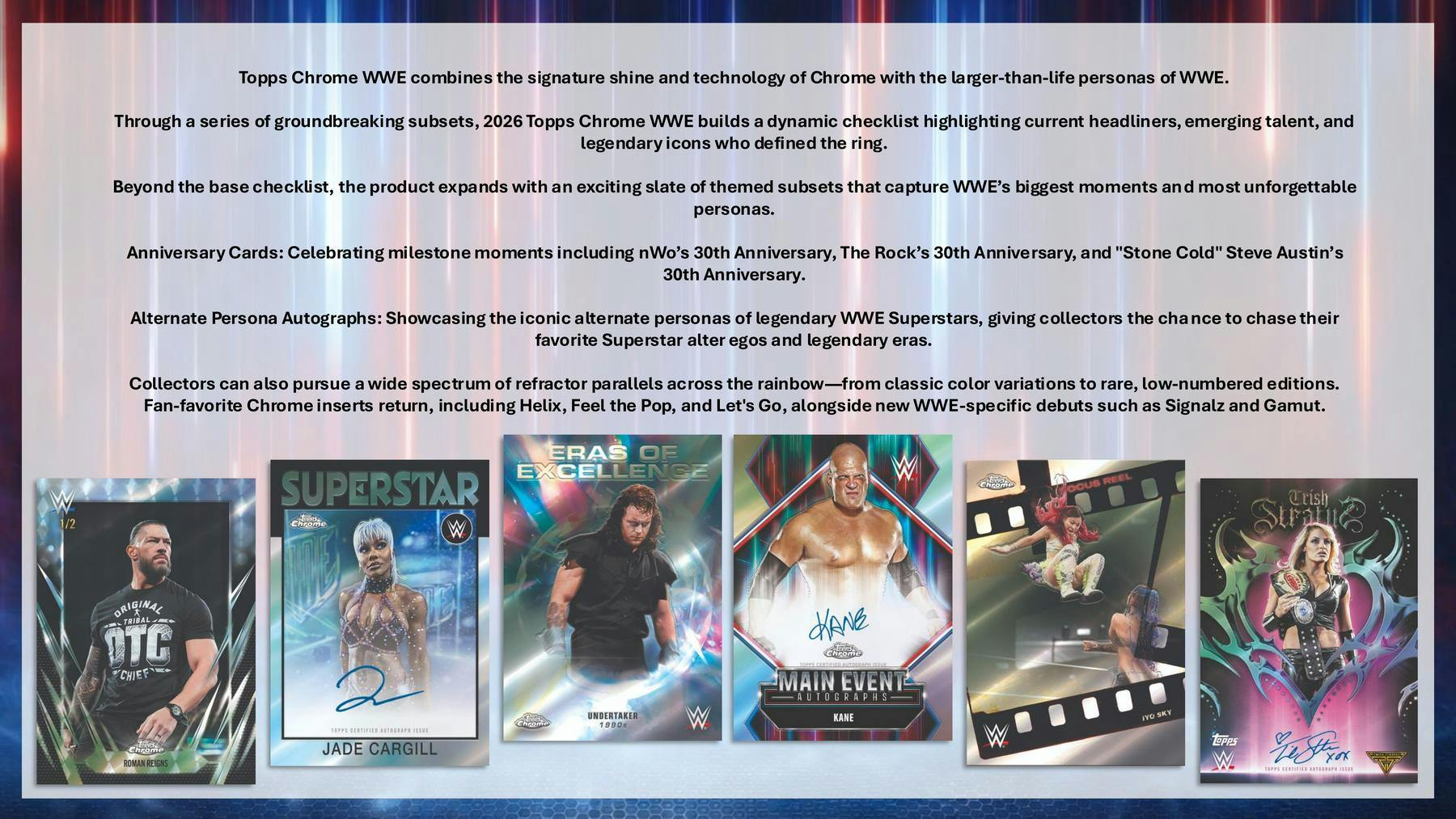 2026 Topps Chrome WWE Wrestling Hobby Box (4/10)