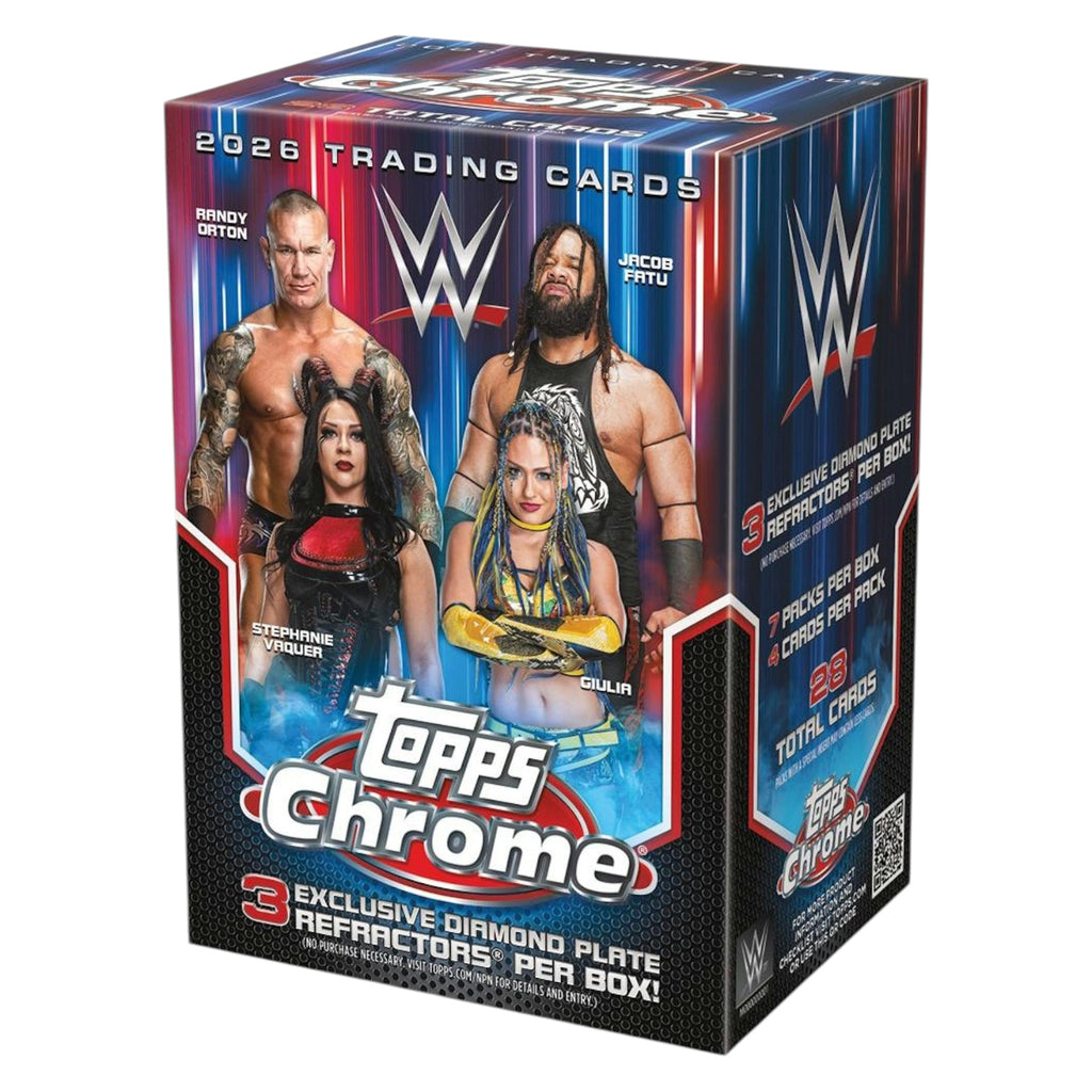 2026 Topps Chrome WWE Wrestling Blaster 40-Box Case (4/17)