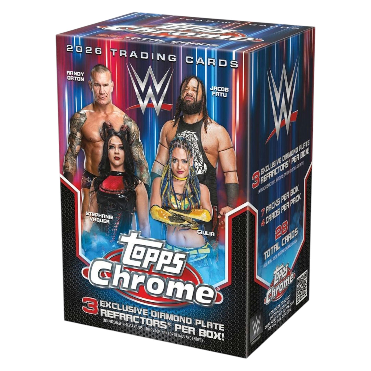 2026 Topps Chrome WWE Wrestling Blaster 40-Box Case (4/17)
