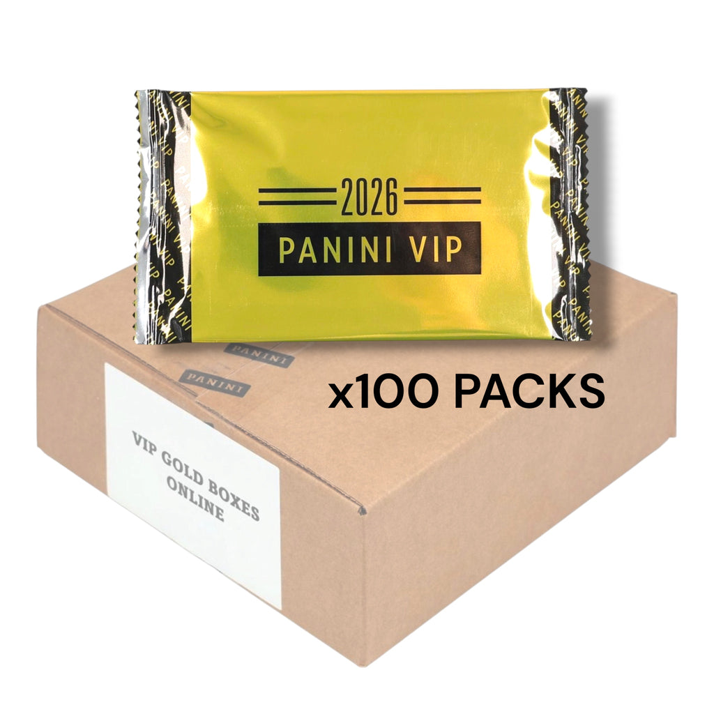 2026 Panini National Sports Collectors Convention NSCC VIP Exclusive Gold Pack 100-Pack & Gem 1/1 Box (8/5)