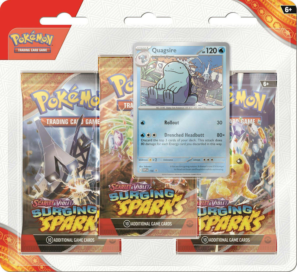 Pokémon TCG: Scarlet & Violet - Surging Sparks Blister (3 Packs)
