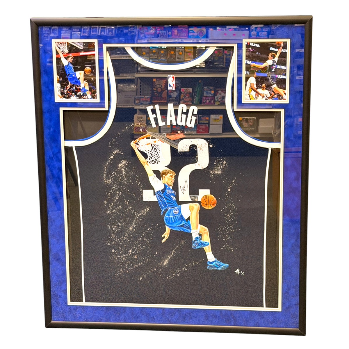 Cooper Flagg Fanatics Authentic Autographed 1-of-1 Hand-Painted Nike Swingman Jersey