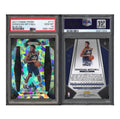 2017 PANINI PRIZM #117 DONOVAN MITCHELL BLUE ICE 34/99 PSA 10 (SY)