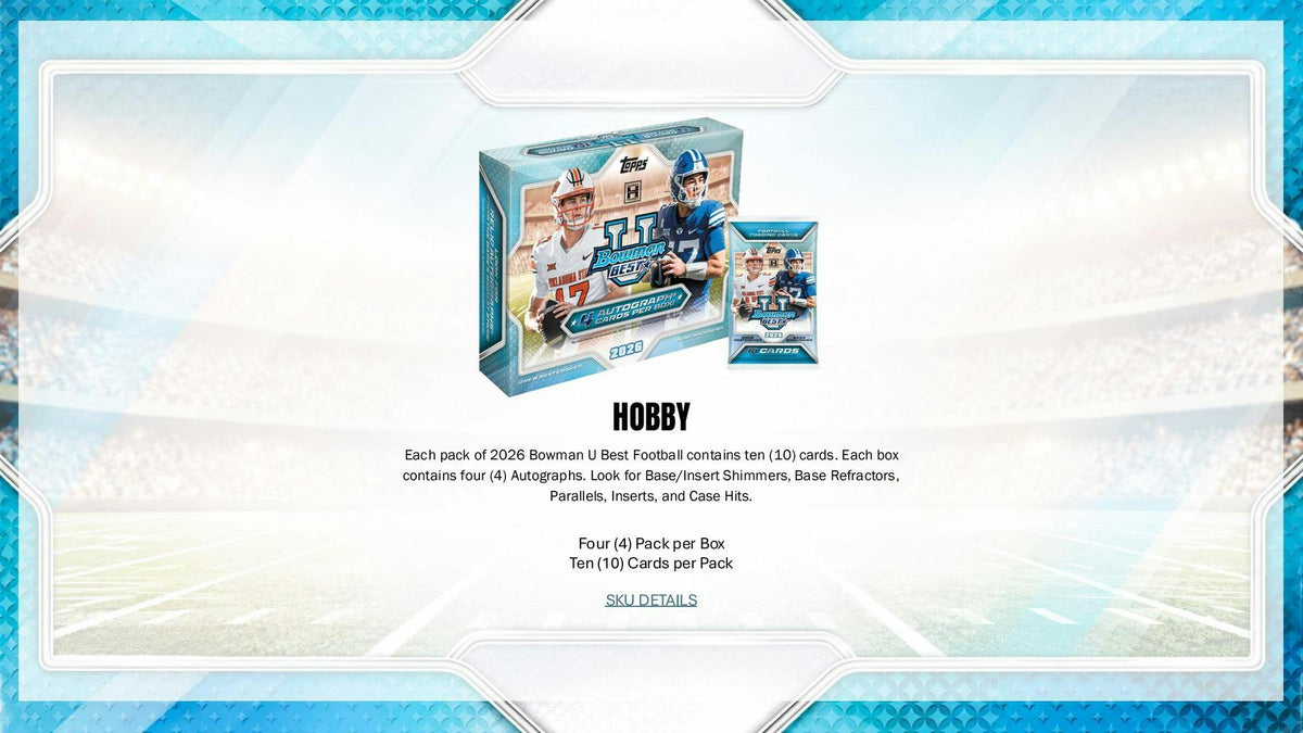 2026 Bowman's Best University Football Hobby Box (10/30)