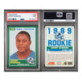 1989 SCORE #257 BARRY SANDERS RC PSA 9 (SY)