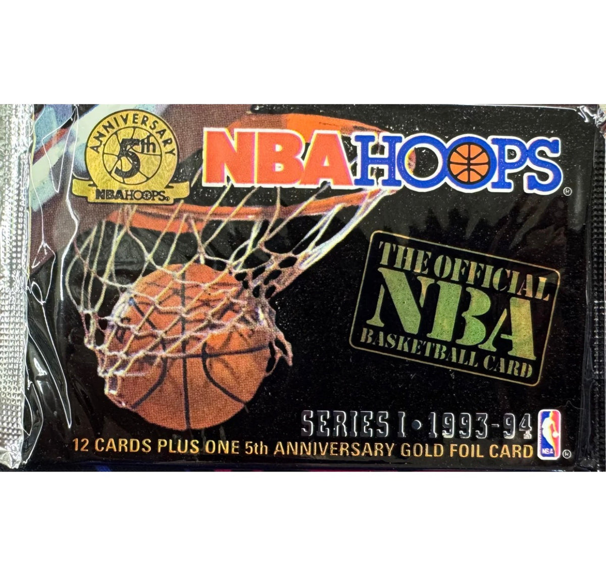 1993-94 Hoops Series 1 Basketball Hobby Pack