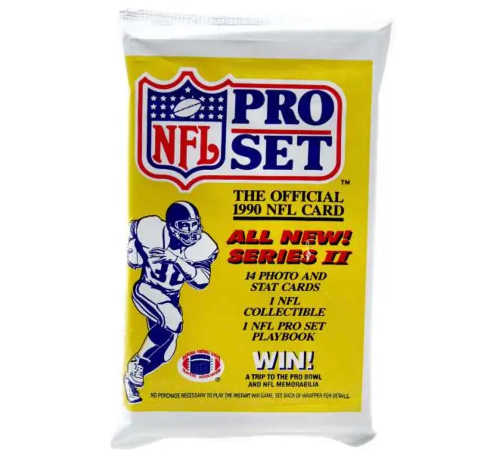 1990 Pro Set Series 2 Football 14-Card Pack Hobby Pack