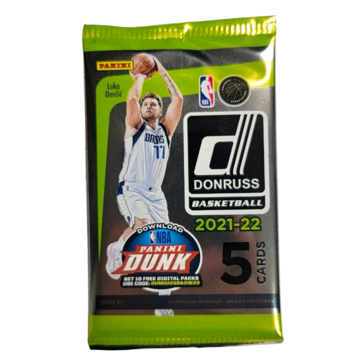 2021-22 Panini Donruss NBA Basketball 5-Card Pack
