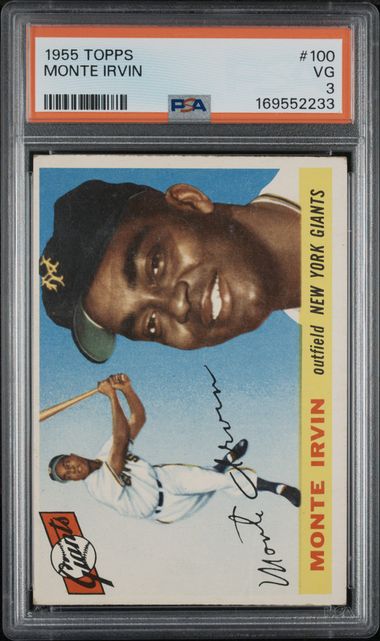 1955 Topps Monte Irvin #100 PSA 3 (GC)