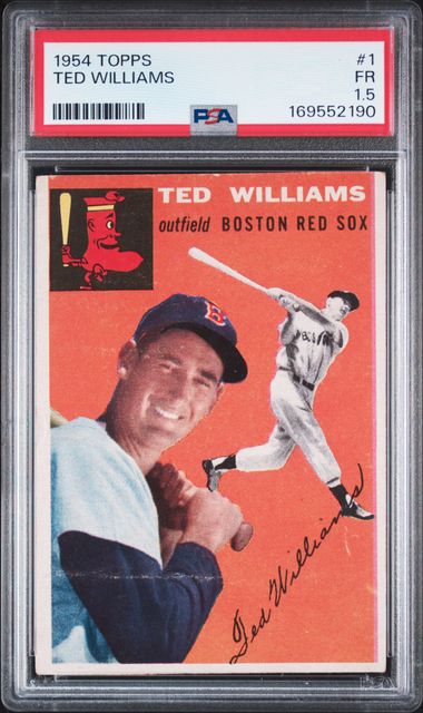 1954 Topps Ted Williams #1 PSA 1.5 (GC)