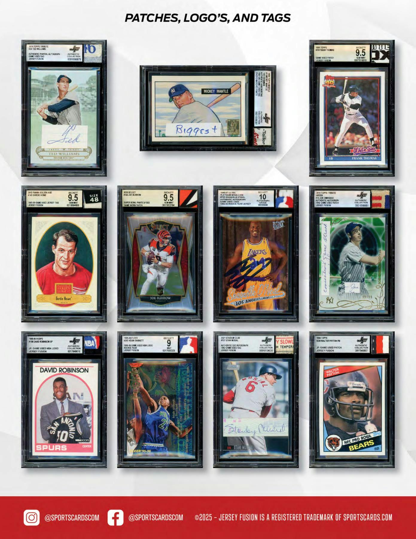 2025 Jersey Fusion Legendary Collection 8-Box Hobby Case (12/17)