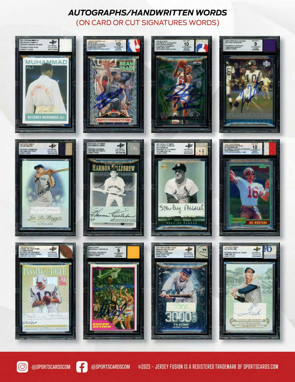 2025 Jersey Fusion Legendary Collection 8-Box Hobby Case (12/17)