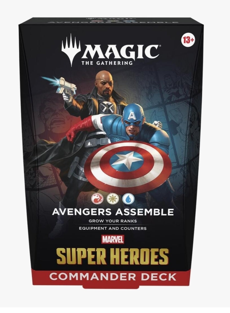 Magic The Gathering TCG: Marvel Super Heroes Commander Deck - (Avengers Assemble)- 6/26