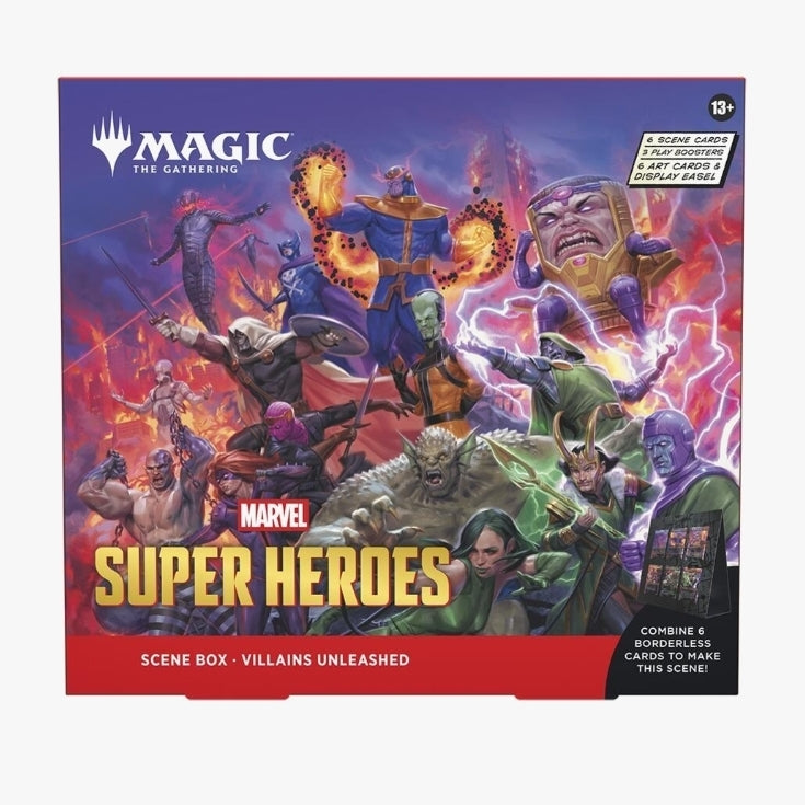 Magic The Gathering TCG: Marvel Super Heroes Scene Box (Villains Unleashed)- 6/26