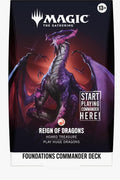 Magic The Gathering TCG: Foundations Commander Deck - Reign of Dragons (10/2)