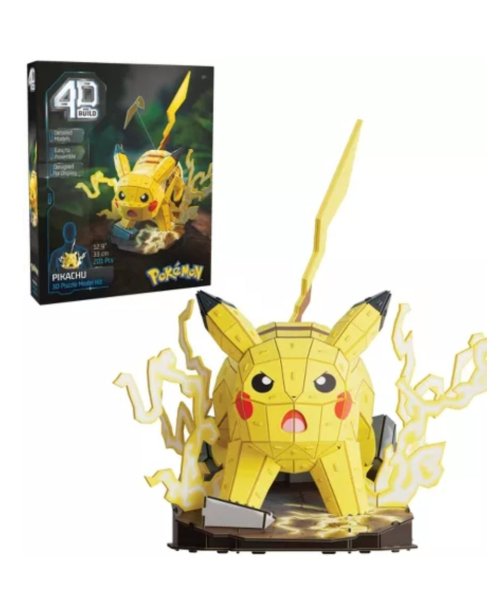 Pokemon: 4D build- Pikachu 3D Puzzle Model Kit