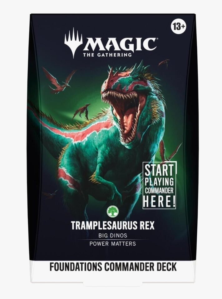 Magic The Gathering TCG: Foundations Commander Deck - Tramplesaurus Rex (10/2)