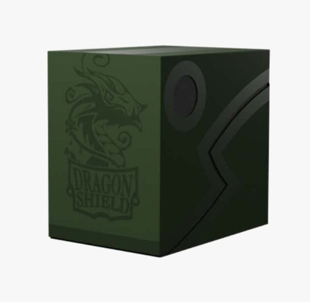 Dragon Shield Double Shell - Forest Green(Holds 150+) - Dragon Shield Deck Boxes