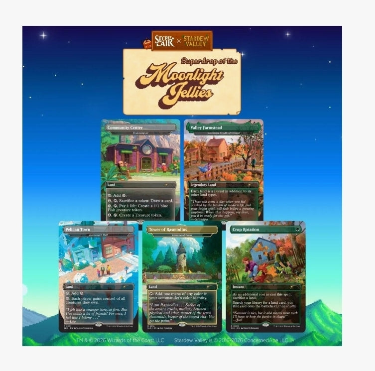 Magic The Gathering TCG: Secret Lair x Stardew Valley: Life in Pelican Town - Non-Foil Edition (SLD)