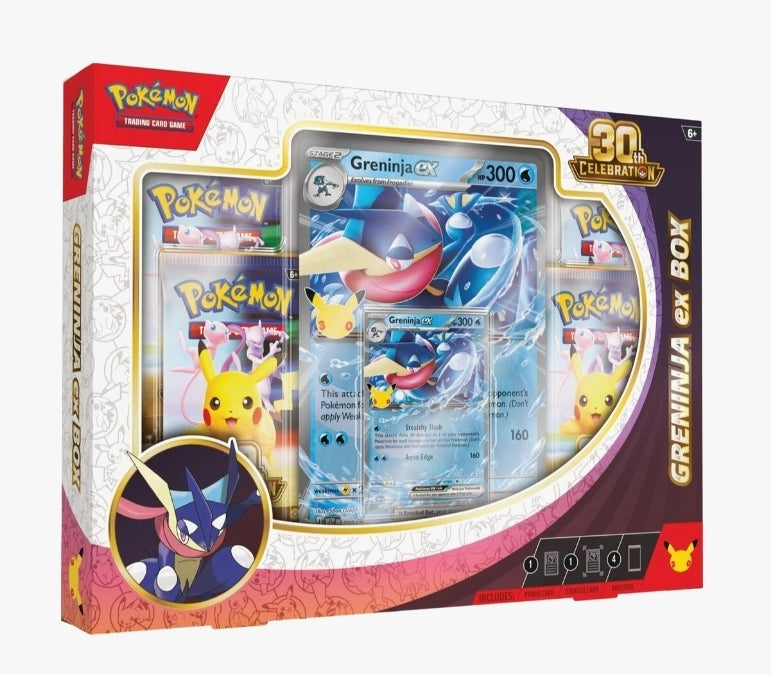 Pokémon TCG: 30th Celebration Greninja ex Box -(9/16/26)