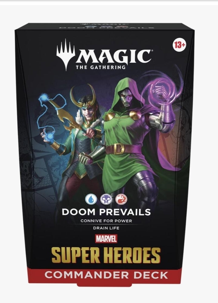 Magic The Gathering TCG: Marvel Super Heroes Commander Deck - (Doom Prevails)- 6/26
