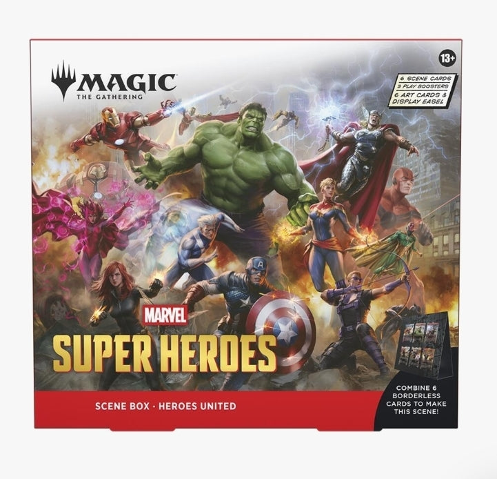 Magic The Gathering TCG: Marvel Super Heroes Scene Box (Heroes United)- 6/26